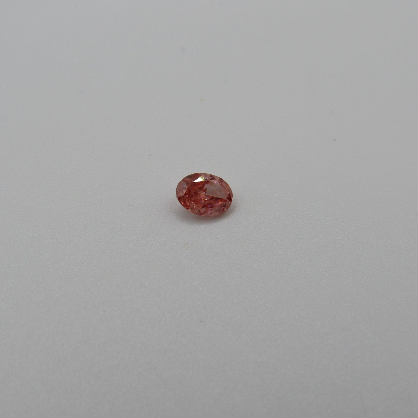 0.47ct Fancy Vivid Pink Oval Lab-Grown Diamond (IGI Certified)